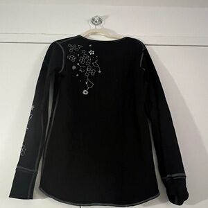 Alp n Rock Henley with embroidery and beading